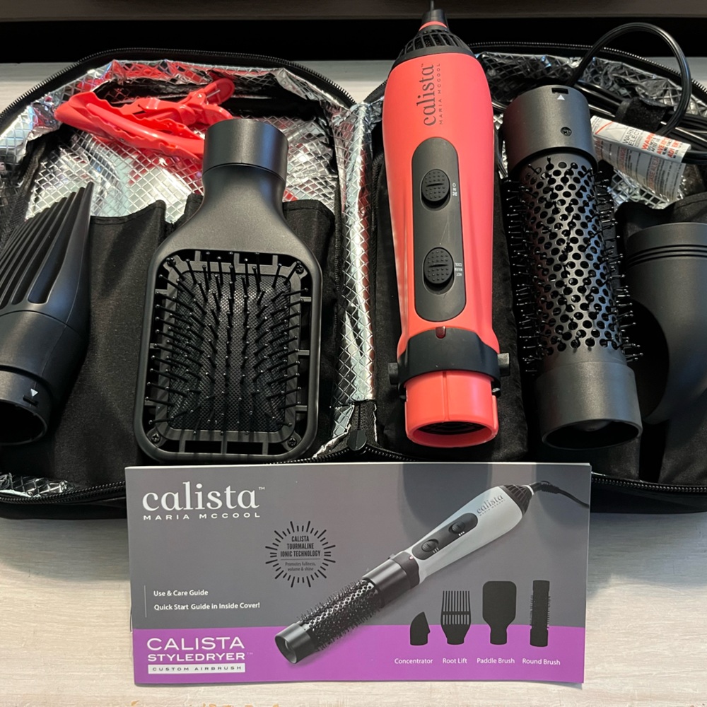 Calista Coral 6pc Hair Styling Tool Set